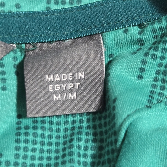 Eddie Bauer Womens Geo Print Smooth Mid Layer Quarter Zip Pullover Top Medium - Picture 8 of 9